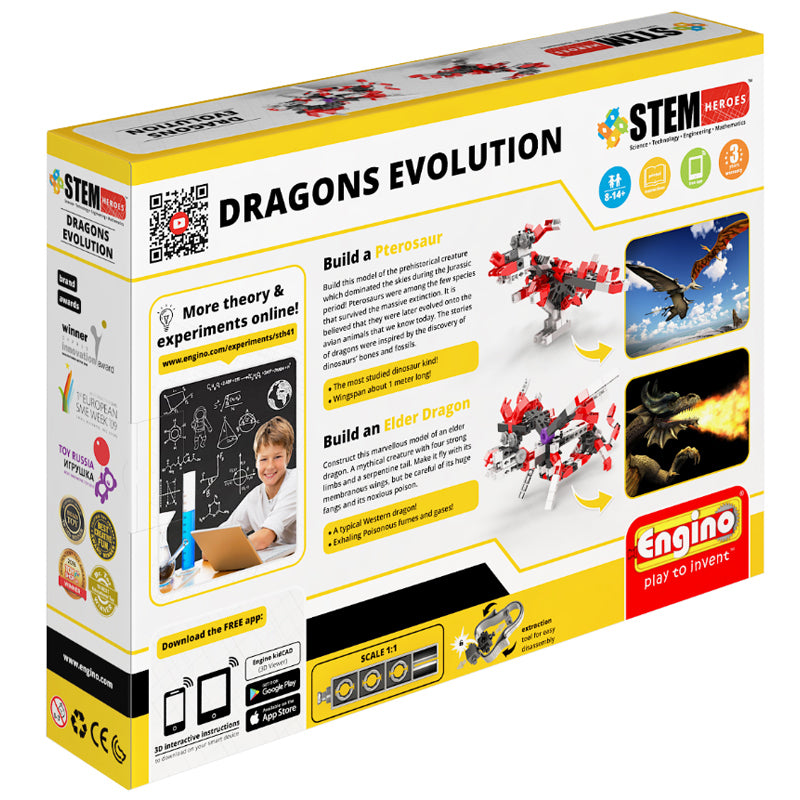 Engino Discovering STEM Dragons Evolution Kit