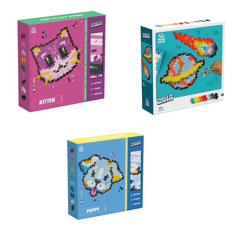 Plus-Plus Puzzle by Number 500pcs