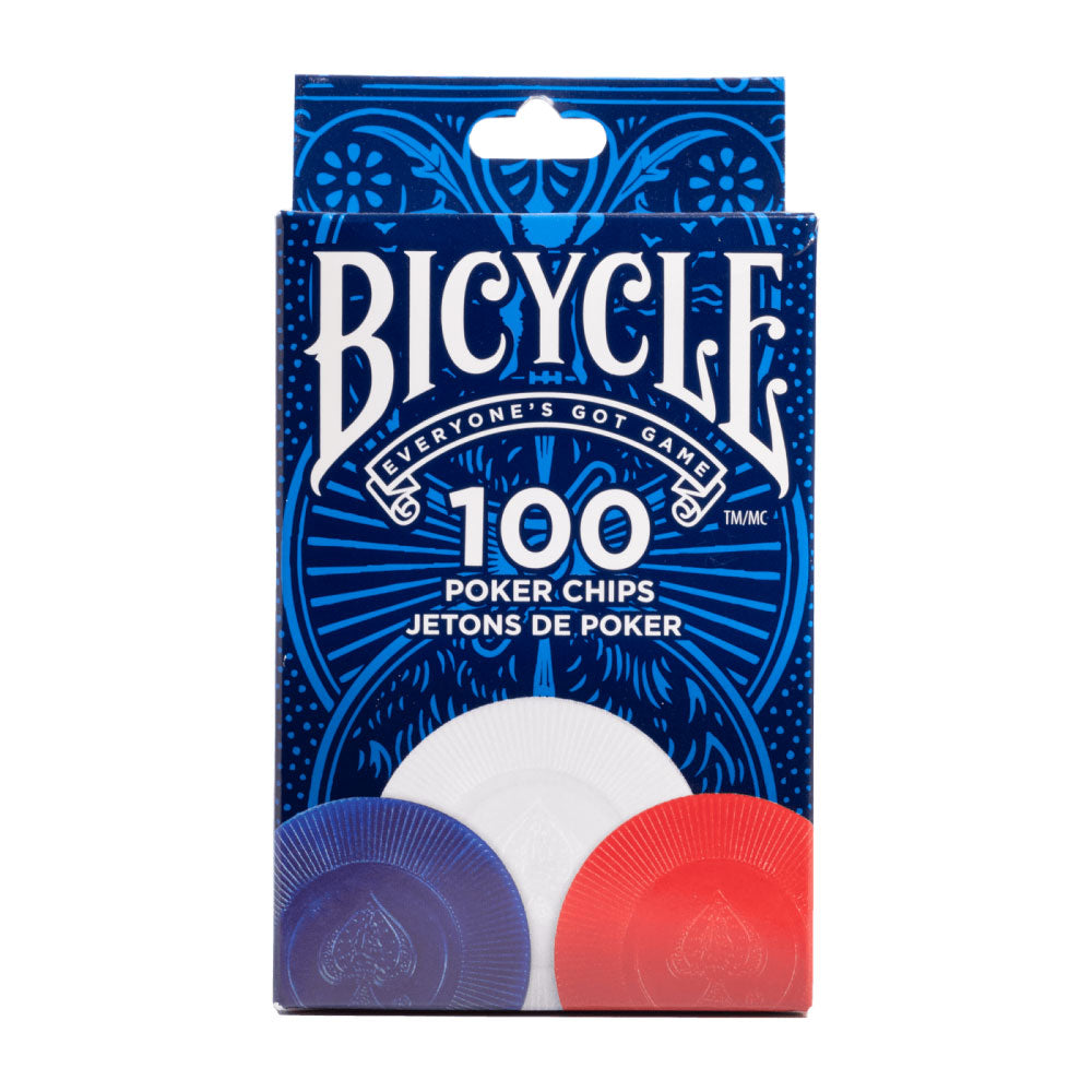 Bicycle Plastic Poker Chips 100pcs