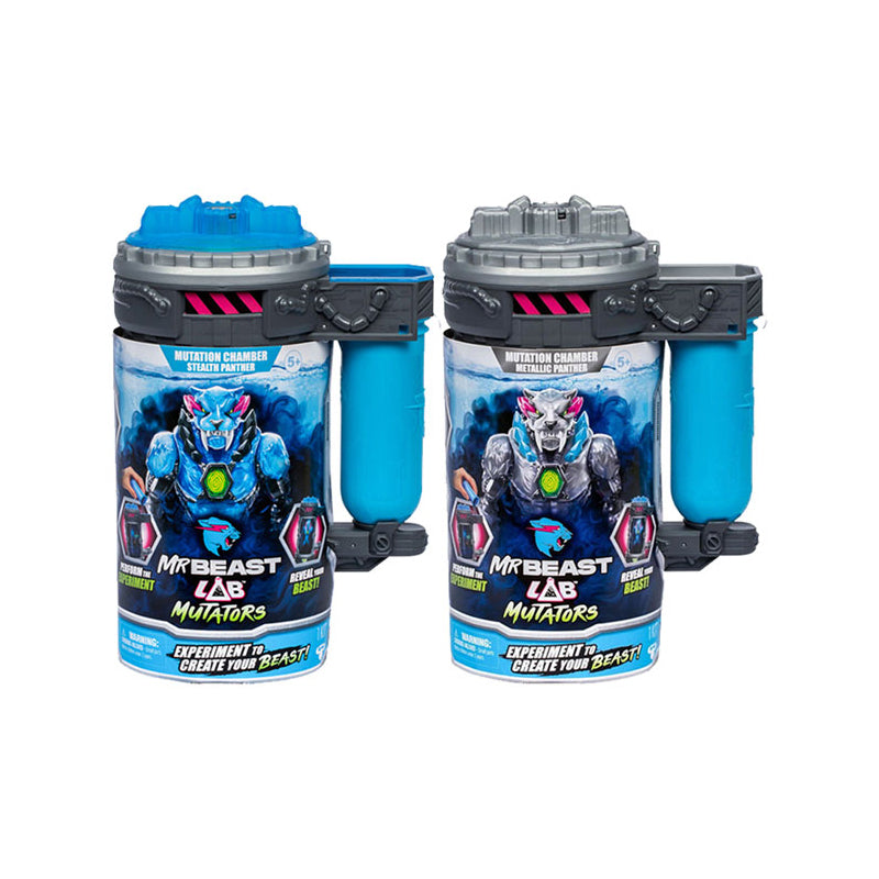 Mr Beast Lab Mutators W1 Mech Mutation Chamber Panther Figure