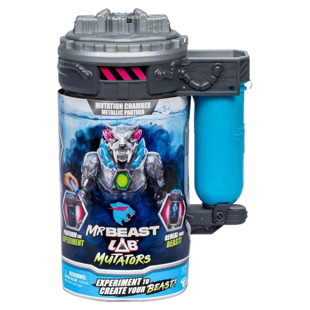 Mr Beast Lab Mutators W1 Mech Mutation Chamber Panther Figure