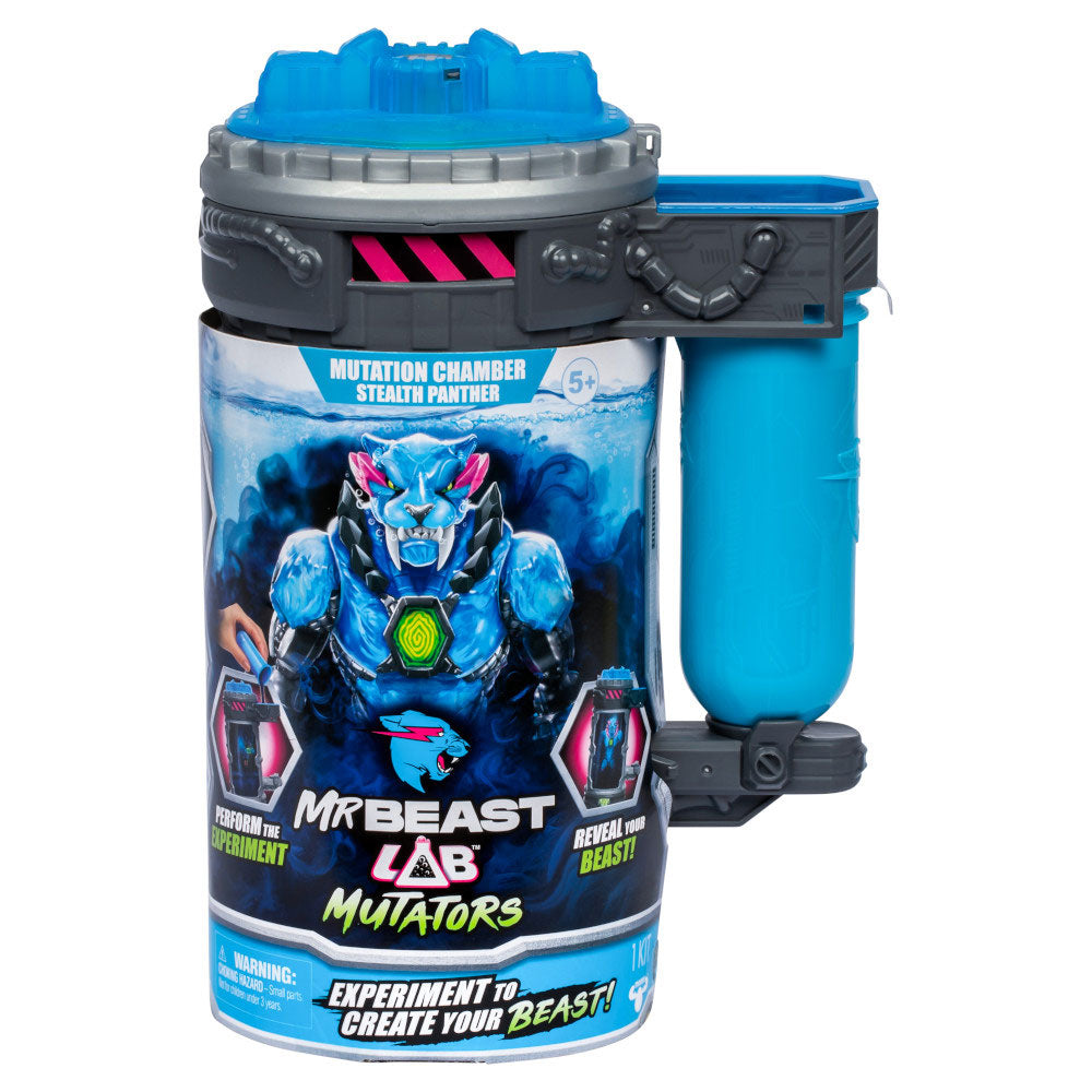Mr Beast Lab Mutators W1 Mech Mutation Chamber Panther Figure