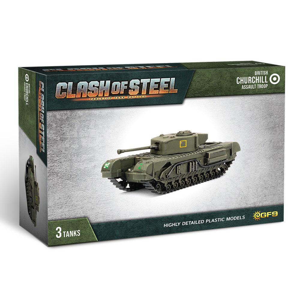Clash of Steel Churchill Assault Troop Miniature