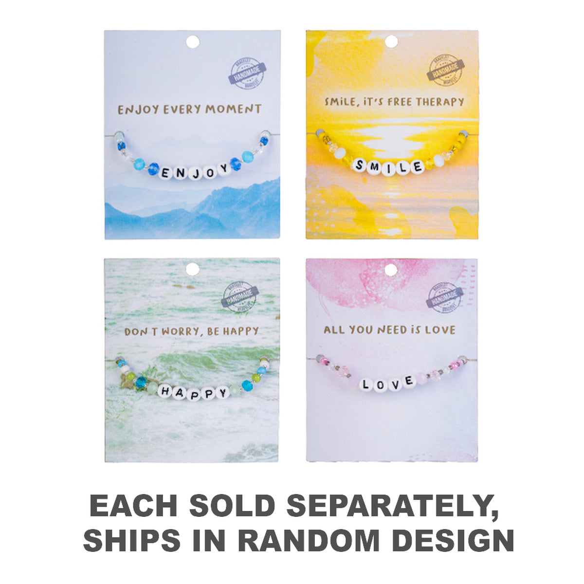 Letter Charm Bracelet (1pc Random)