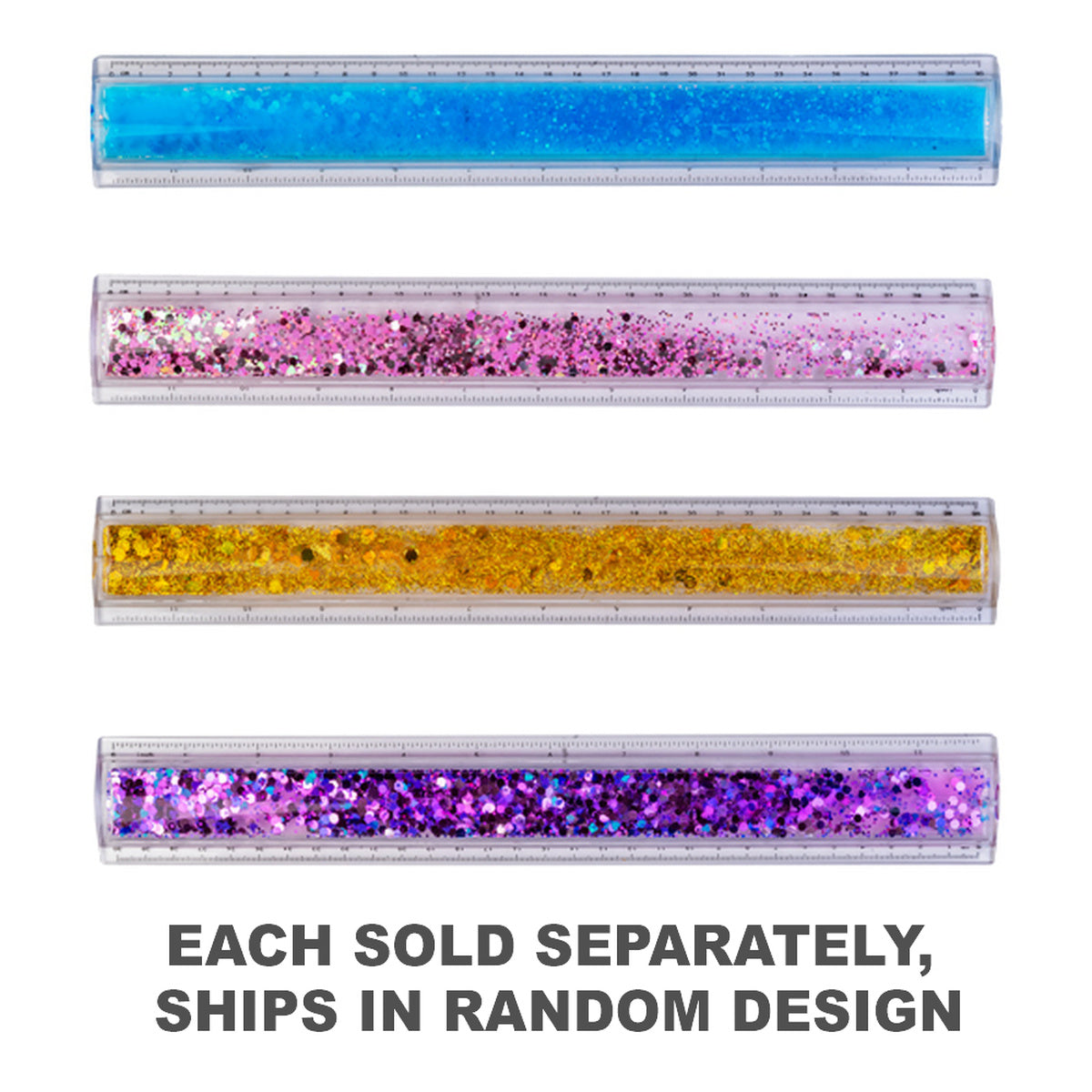 Sequin Glitter Ruler (1pc Random)