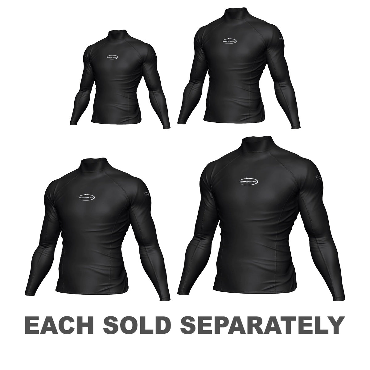 Heatshield Long Sleeve Rash Shirt (Black)