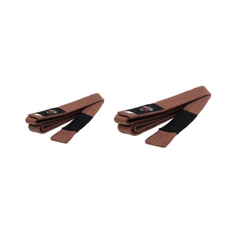 Morgan IBJJf Approved BJJ Brown Belt with Black Tip