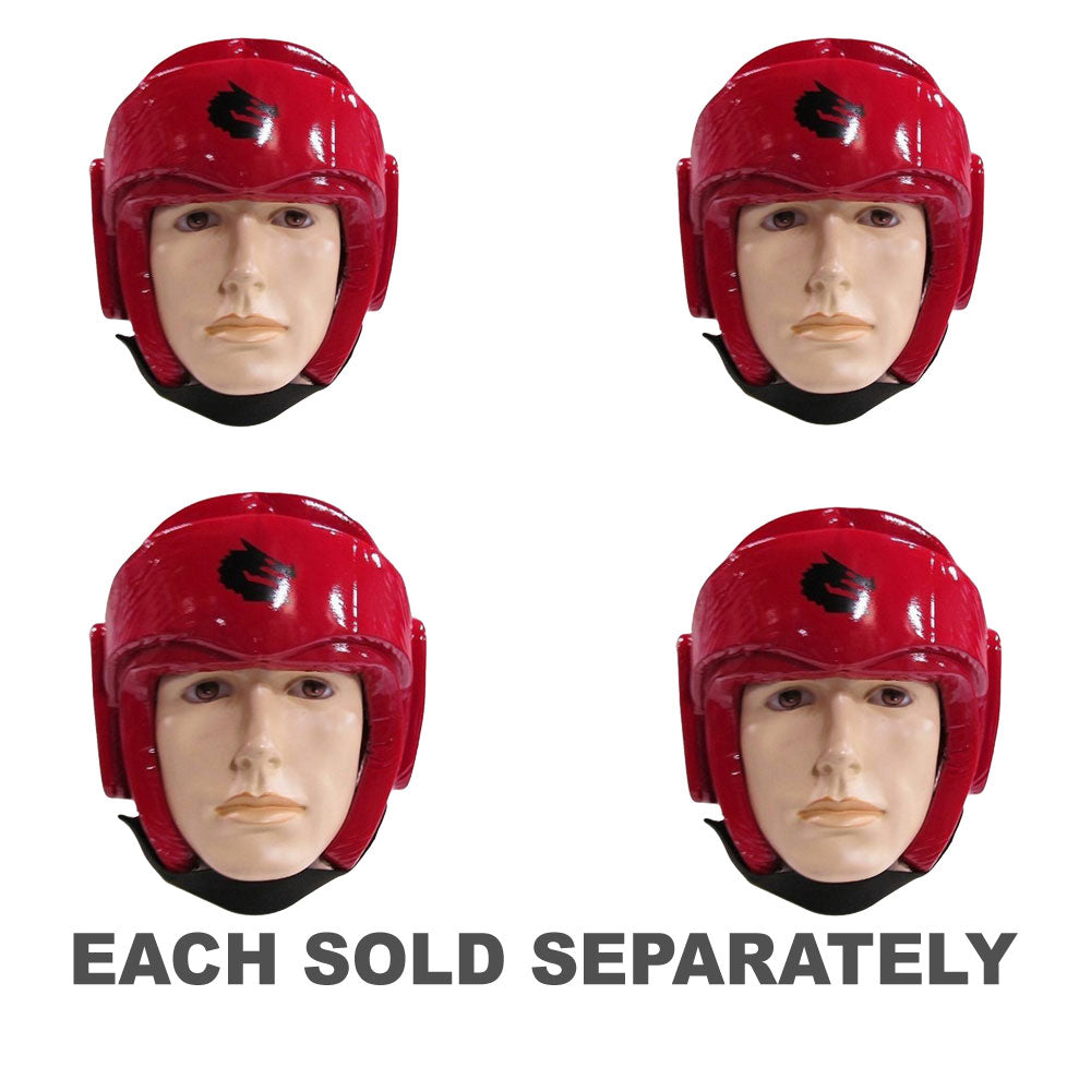 Morgan Dipped Foam Head Guard (Red)