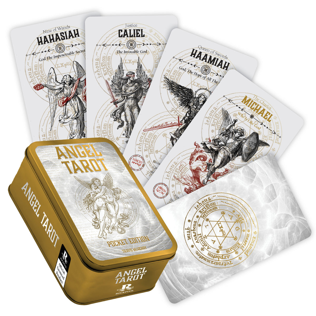 Angel Tarot Pocket Edition: 78 Cards in Tin Deck