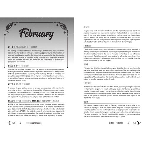2026 Horoscopes Annual Calendar Book