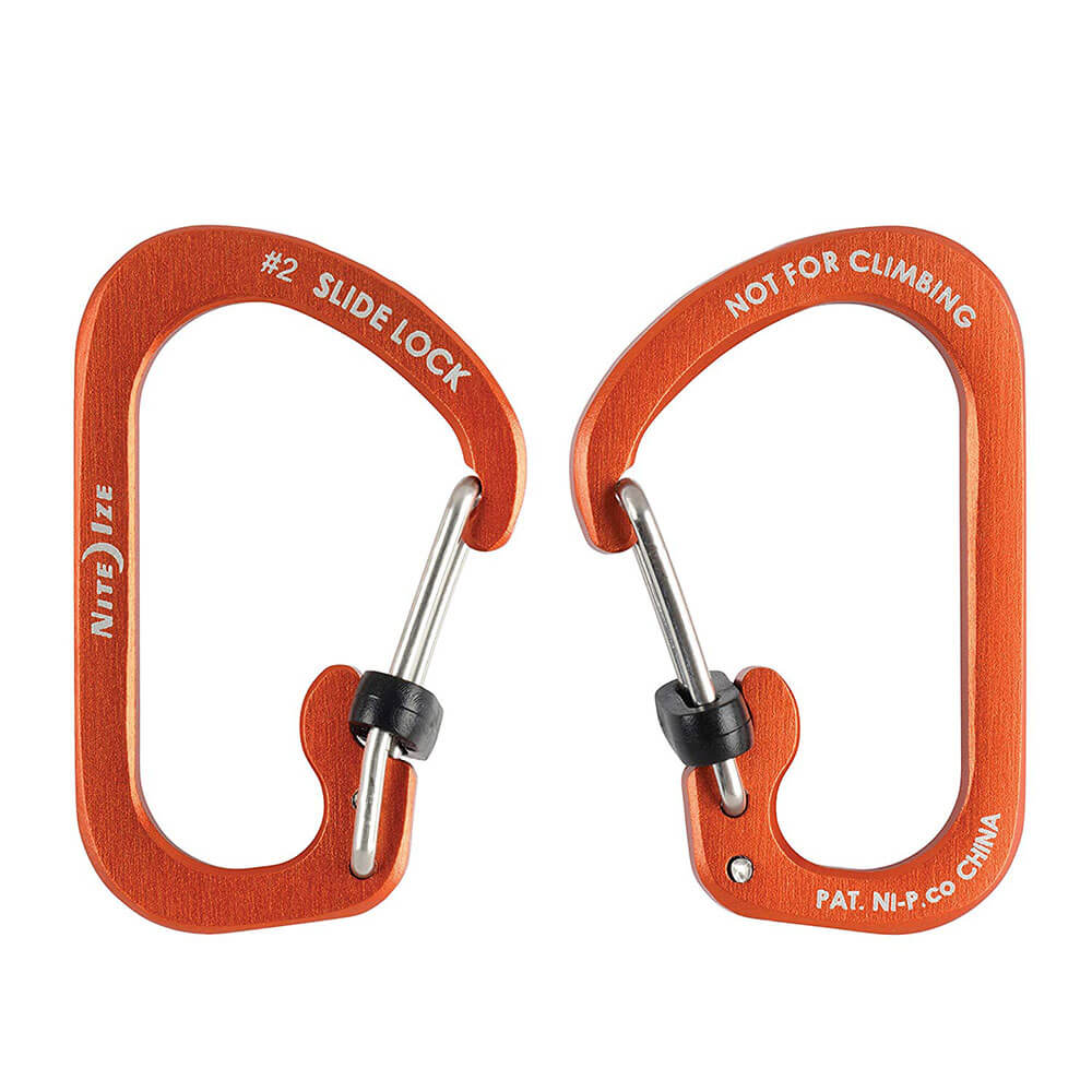 Slidelock karabiner aluminium