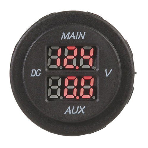 Dual Battery LED Voltmeter